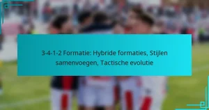 3-4-1-2 Formatie: Hybride formaties, Stijlen samenvoegen, Tactische evolutie